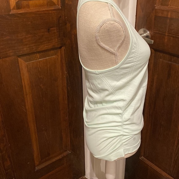 Athleta Light Green Razorback Athletic Top - Picture 4 of 6